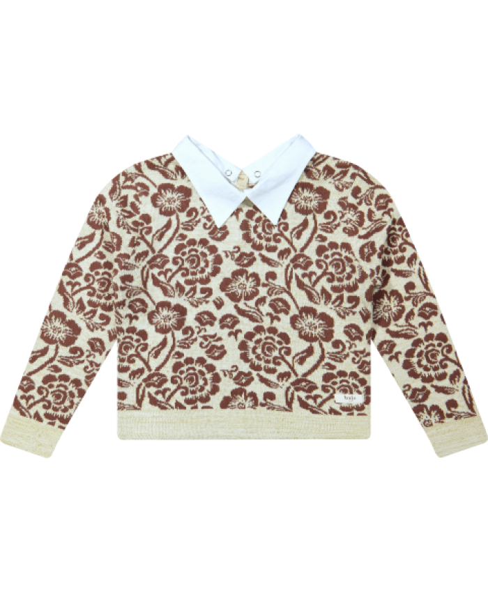 Baje Studio Verona  Pullover Jacquard knitted  